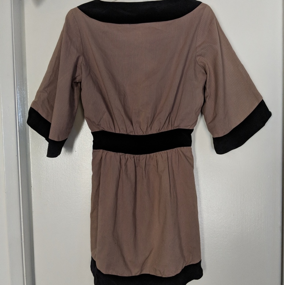 100% Cotton & Silk Geren Ford Boat neck ress  XS